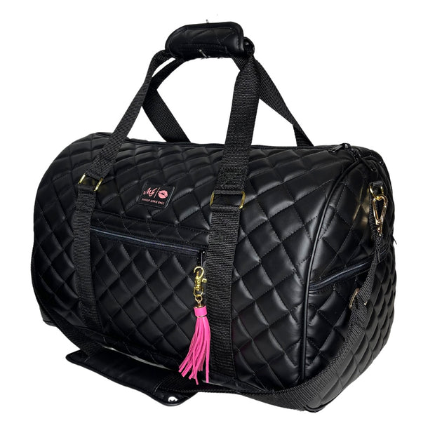 Quilted Onyx Duffel (Made to Order 21 Business Day Turnaround