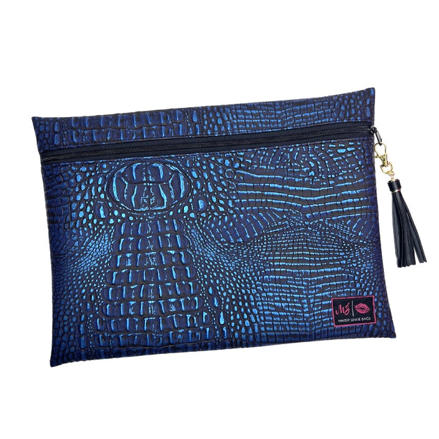 Jumbo Top Zipper Ice Gator Indigo Makeup Junkie Wholesale