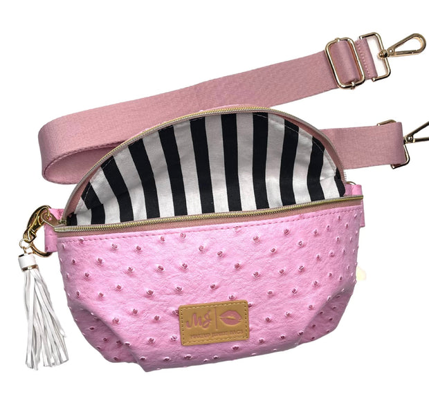 Sidekick- Baby Blush Ostrich (Please Allow 14-21 Business Days To Ship)