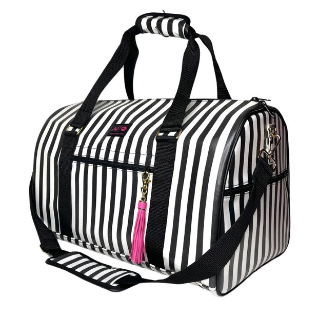 Glam Stripe Duffel (Made to Order-14 Business Day turnaround)
