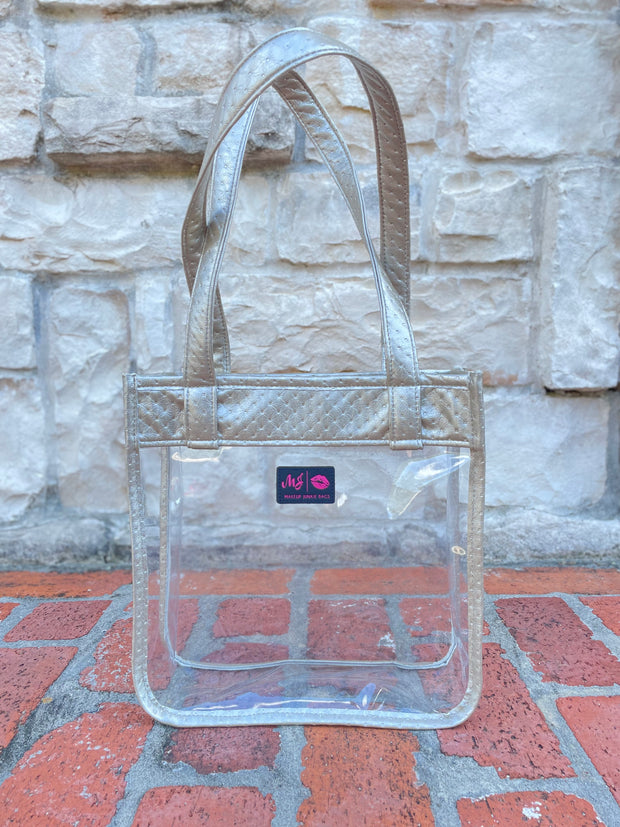 In The Clear Stadium Tote - Pearl Diamond