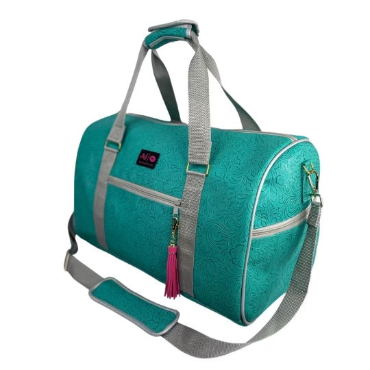 Turquoise Dream Duffel (Made to Order-14 Business Day turnaround)